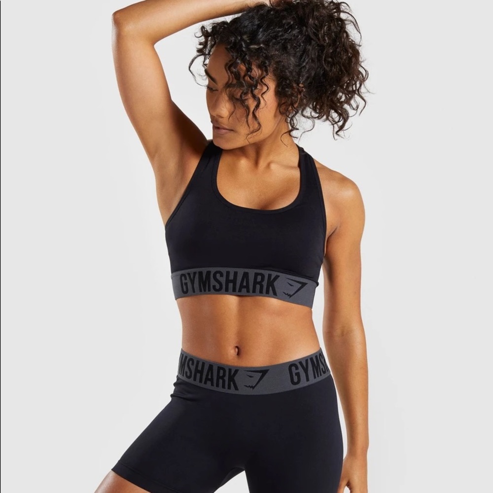 Gymshark flex sports bra - black